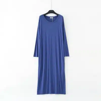 Robe de nuit tee-shirt unicolore – Image 3