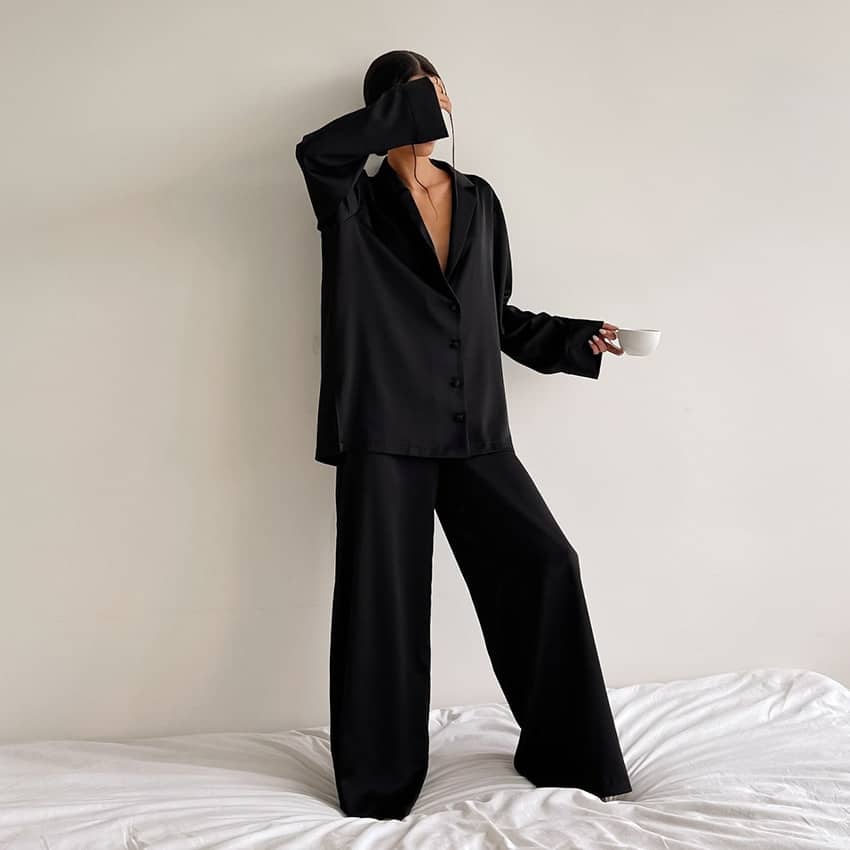 Damen-Negligé-Pyjama