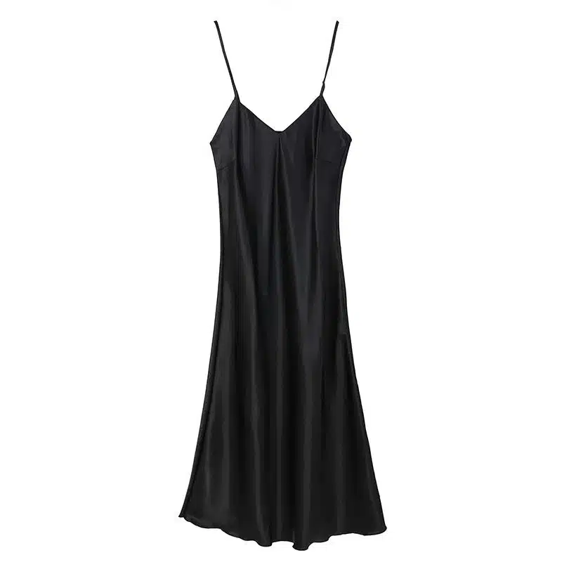 nuisette noir longue non portee pour femme